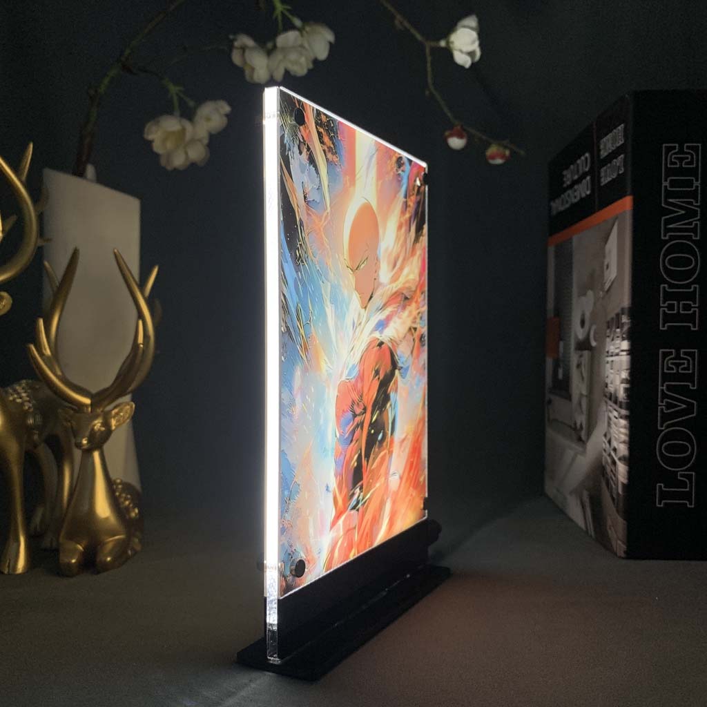 Saitama & Genos two sided LED (One-Punch Man)