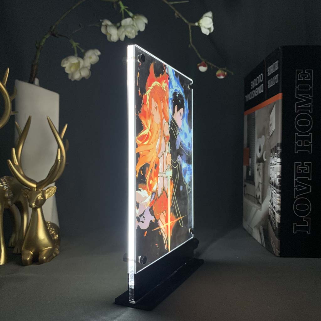 Kazuto & Asuna two sided LED (Sword Art Online)