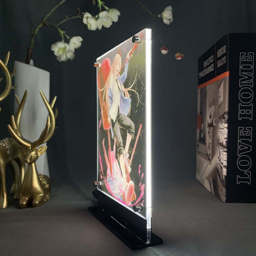 Strömförsörjande dubbelsidig LED (Chainsaw Man)