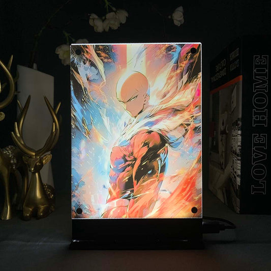 Saitama & Genos two sided LED (One-Punch Man)