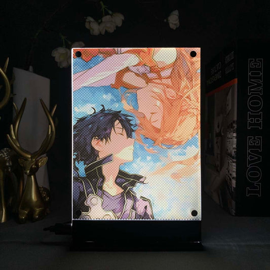 Kazuto & Asuna two sided LED (Sword Art Online)