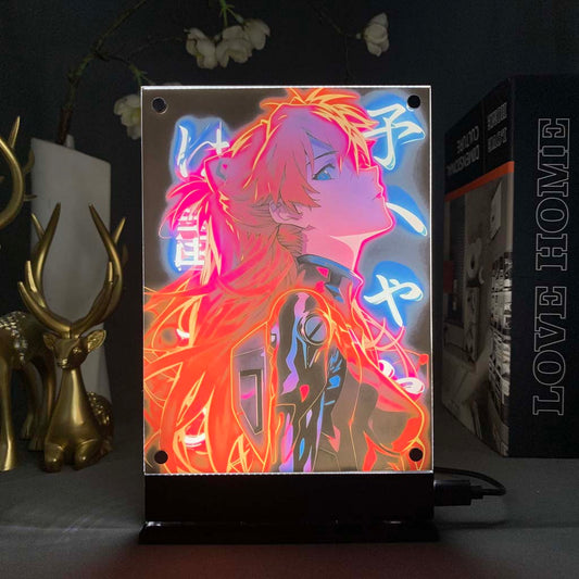 Asuka/Rei Ayanami two sided LED (Neon Genesis Evangelion)