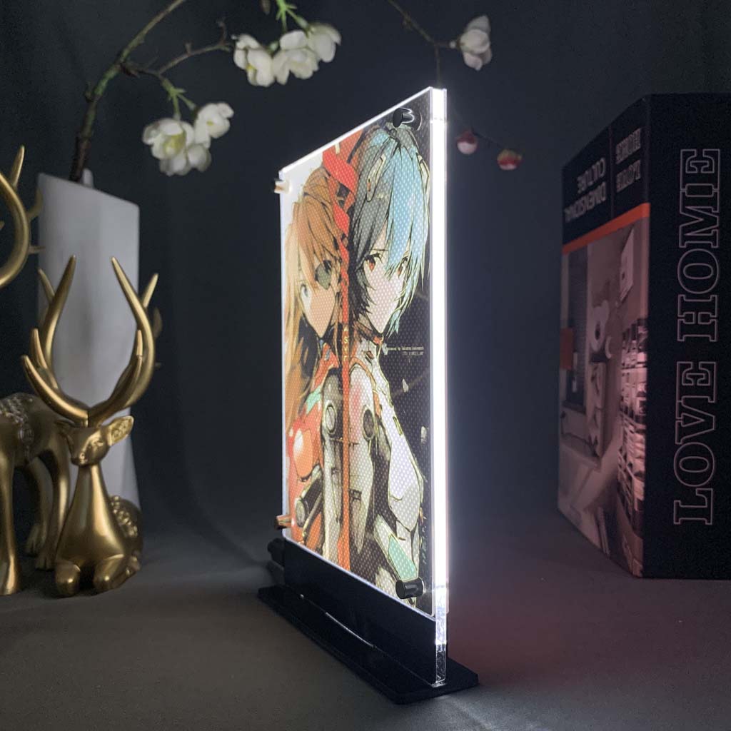 Asuka/Rei Ayanami two sided LED (Neon Genesis Evangelion)