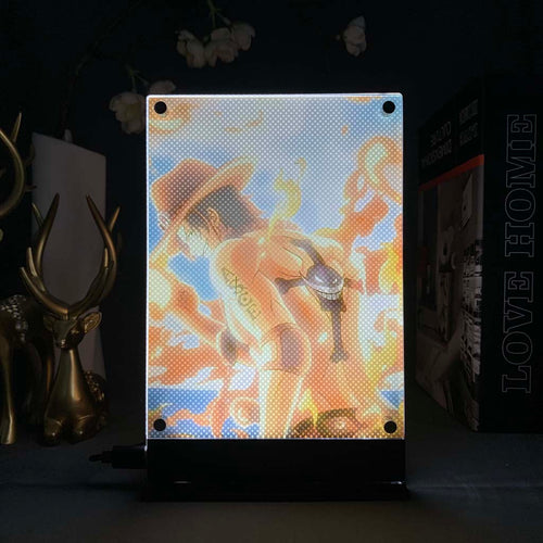 Portgas D. Ace two sided LED (One Piece)