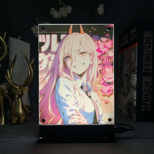 Power two sided LED (Chainsaw Man)