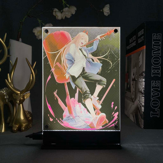 Power two sided LED (Chainsaw Man)