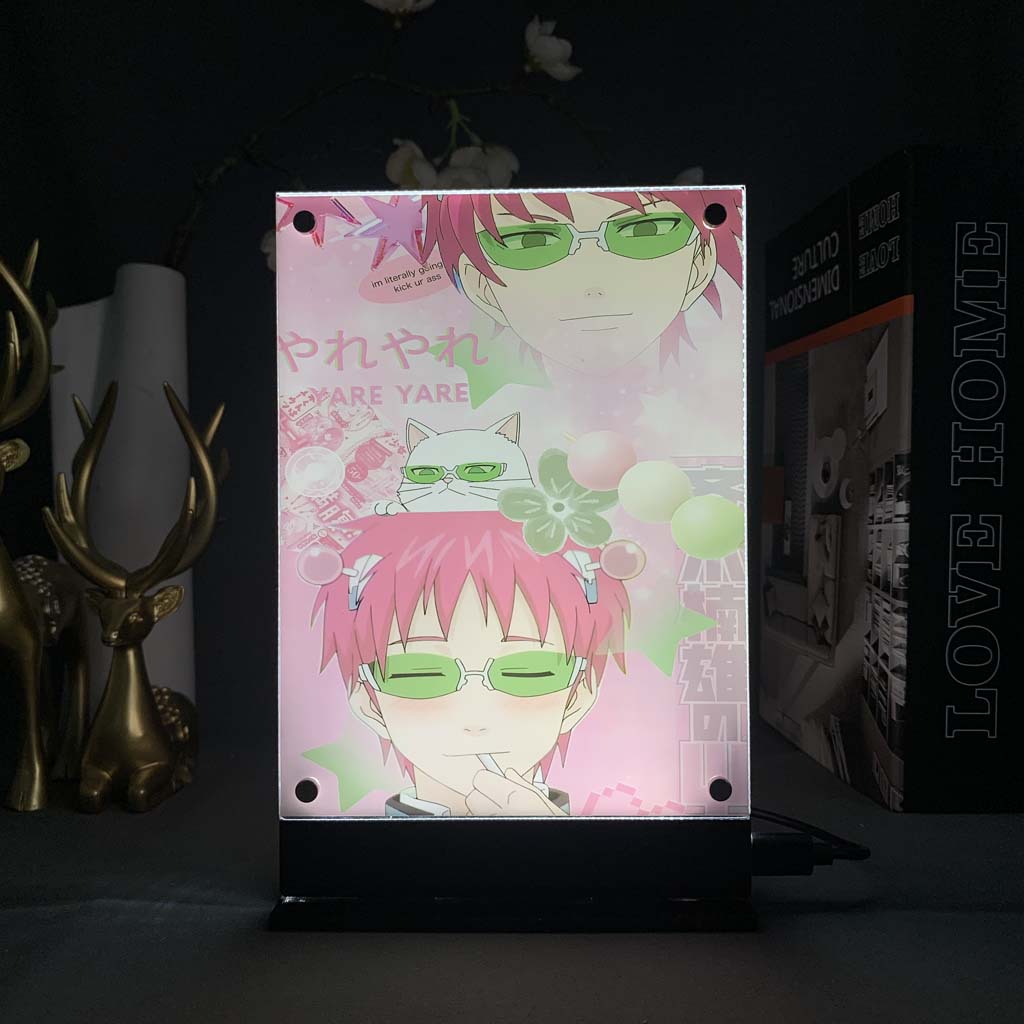 Saiki two sided LED (The Disastrous Life of Saiki K.)