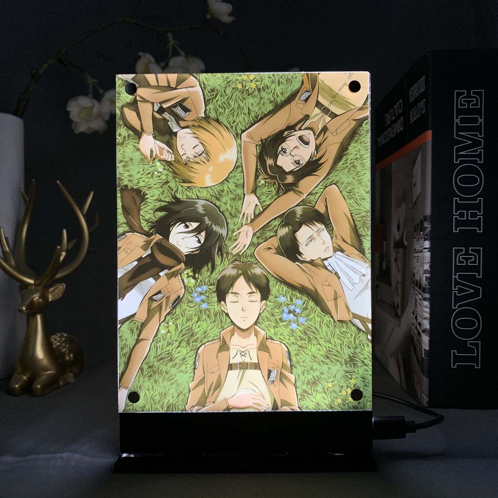 Attack on Titan group two sided LED (Attack on Titan)