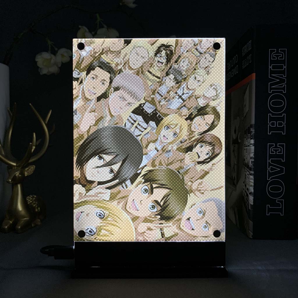 Attack on Titan group two sided LED (Attack on Titan)