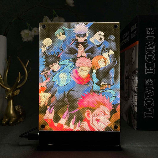 Satoru Gojo group two sided LED (Jujutsu Kaisen)