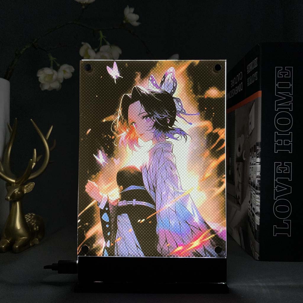 Shinobu Kocho two sided LED (Demon Slayer)