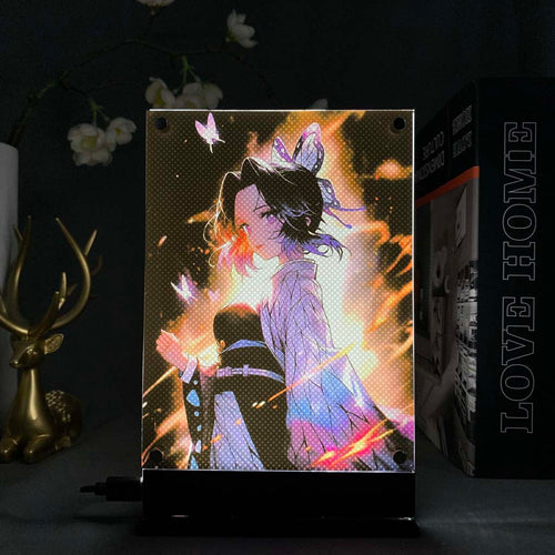 Shinobu Kocho two sided LED (Demon Slayer)